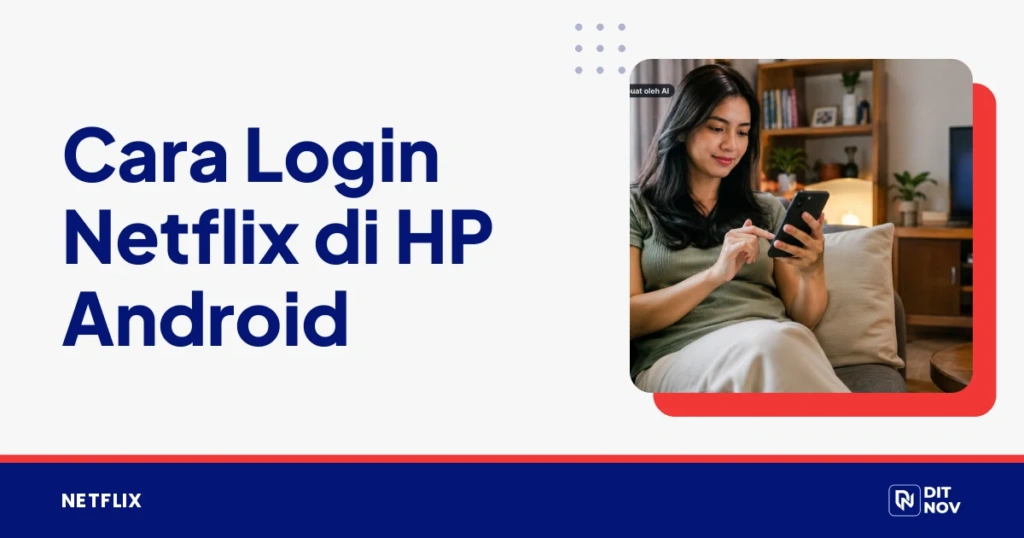 Cara Login Netflix di HP Android