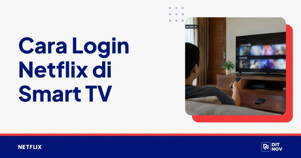 Cara Login Netflix di Smart TV
