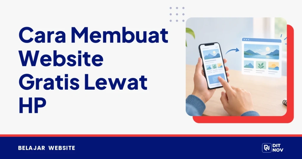 Cara Buat Website Gratis Lewat HP