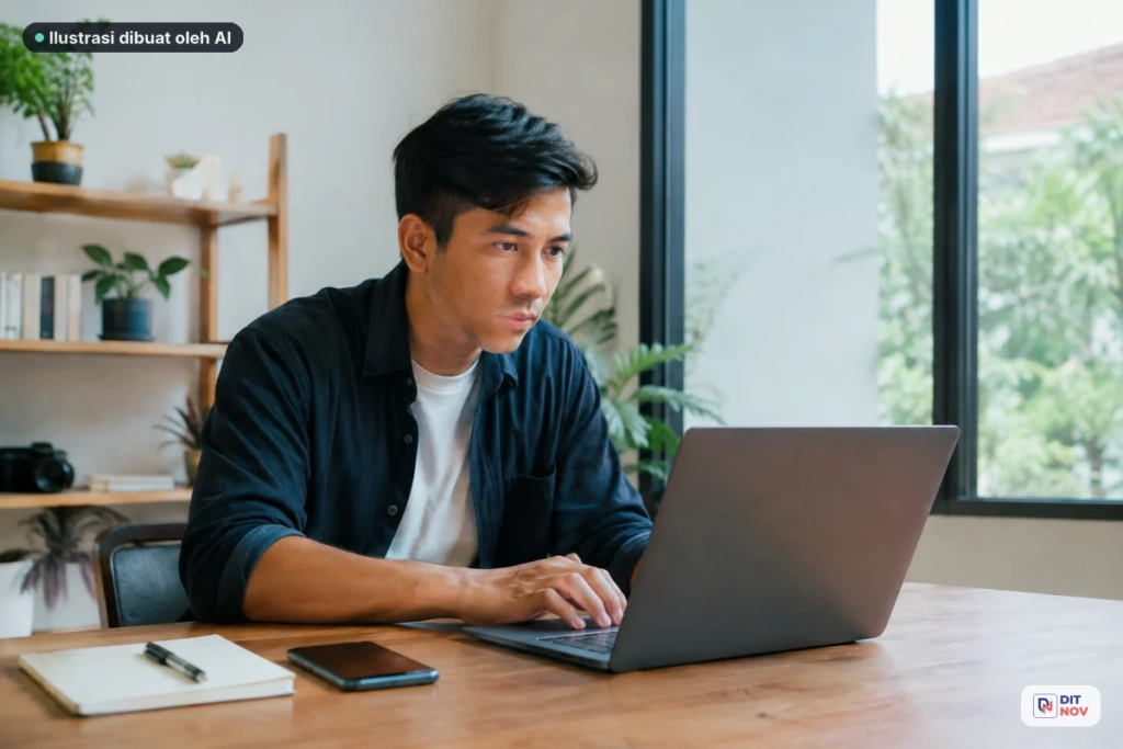 Ilustrasi riset kata kunci dan analisis teknis SEO