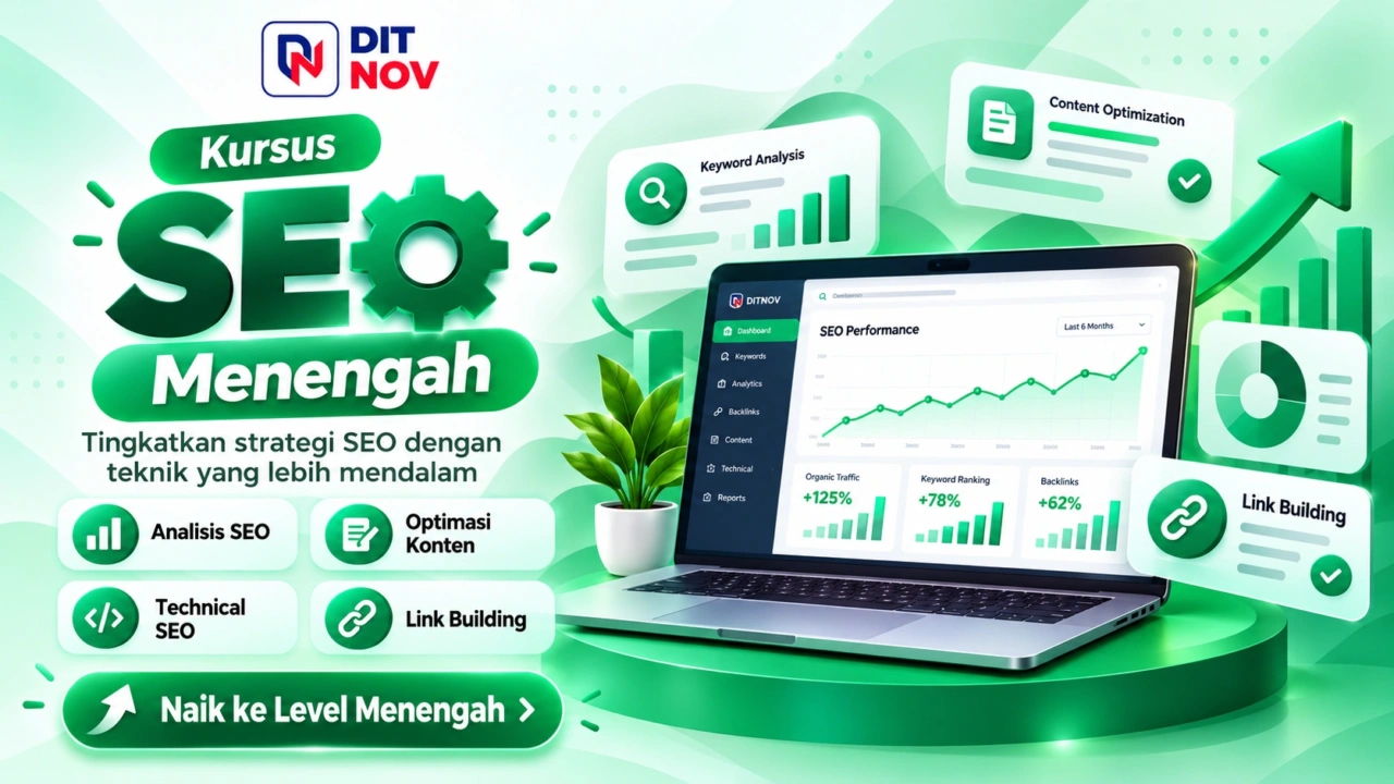 Kursus seo menengah by ditnov