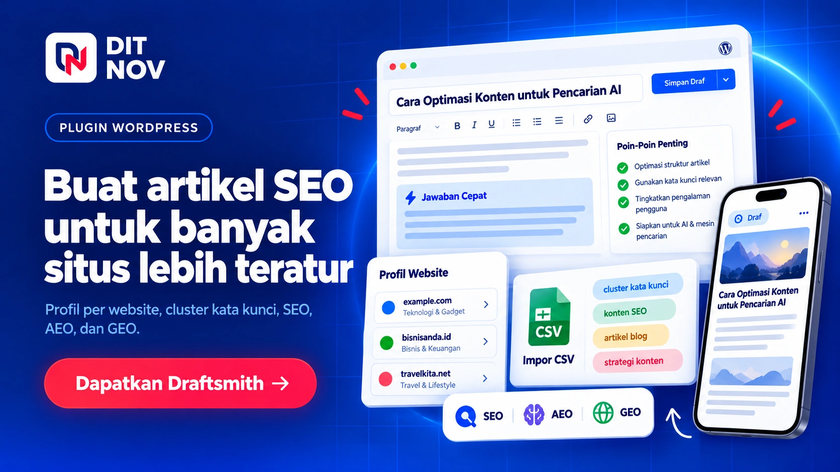 Platform seo profesional untuk banyak situs