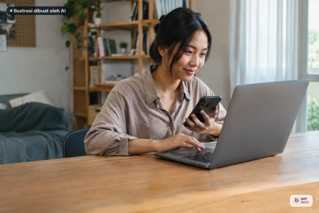 Tampilan pengelolaan halaman website melalui CMS