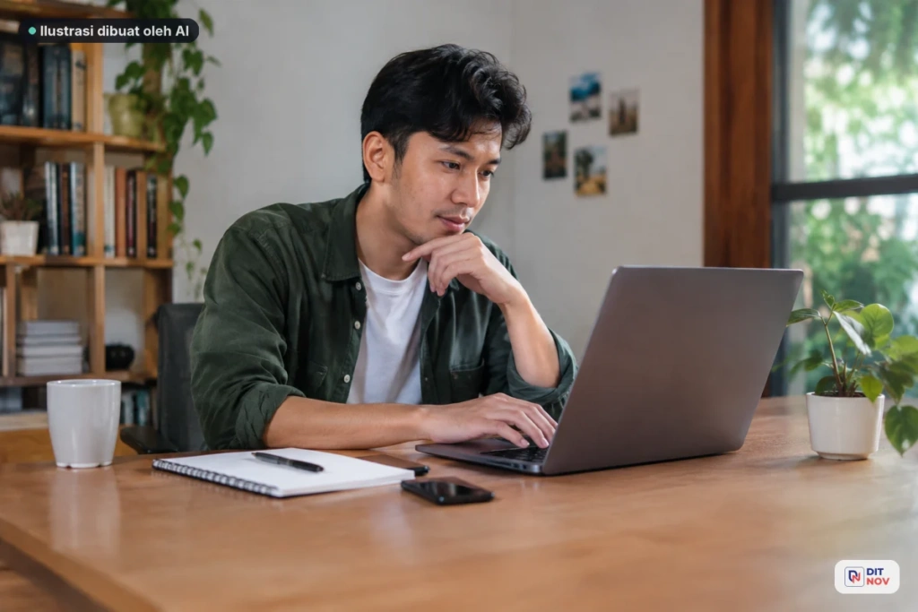 Tampilan perencanaan SEO dengan data performa website