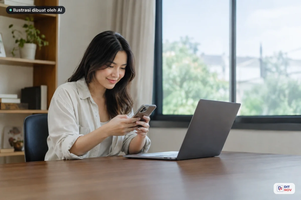 Tampilan website yang mudah digunakan di perangkat desktop dan mobile