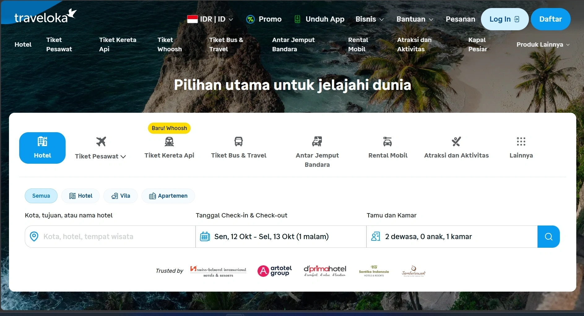 Website traveloka